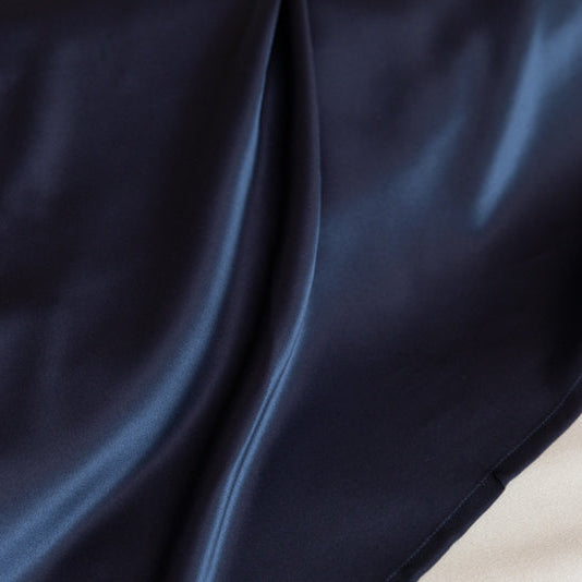 CELESTIA – Drap plat en soie de mûrier 100% pure – Luxe, douceur & confort de sommeil