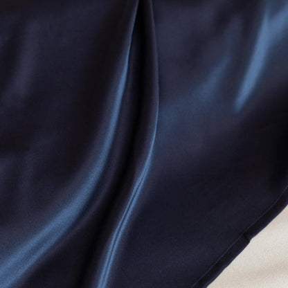 CELESTIA – Drap plat en soie de mûrier 100% pure – Luxe, douceur & confort de sommeil